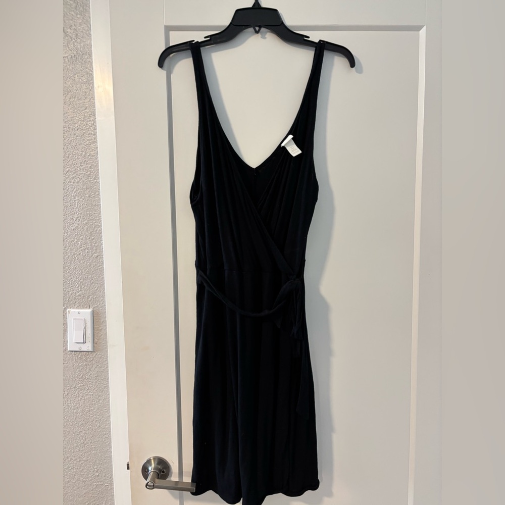H&M Black Wrap Dress